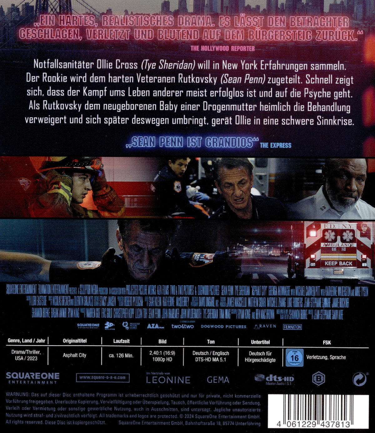 Asphalt City  (Blu-ray Disc)