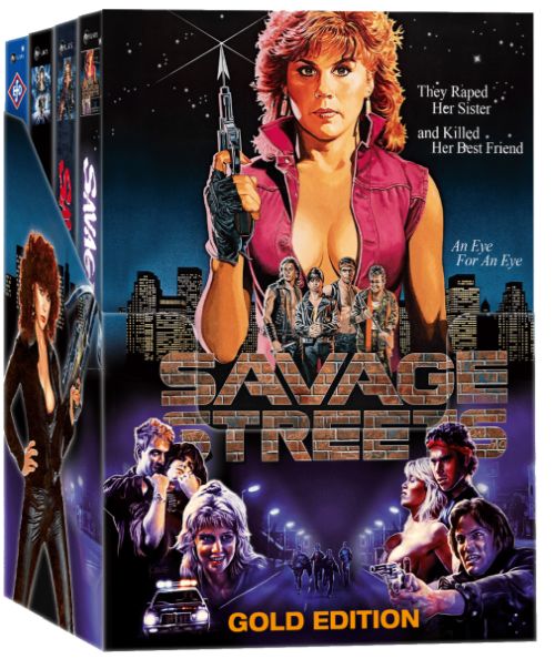 Savage Streets - Strasse der Gewalt - Uncut Gold Mediabook Edition (DVD+blu-ray)
