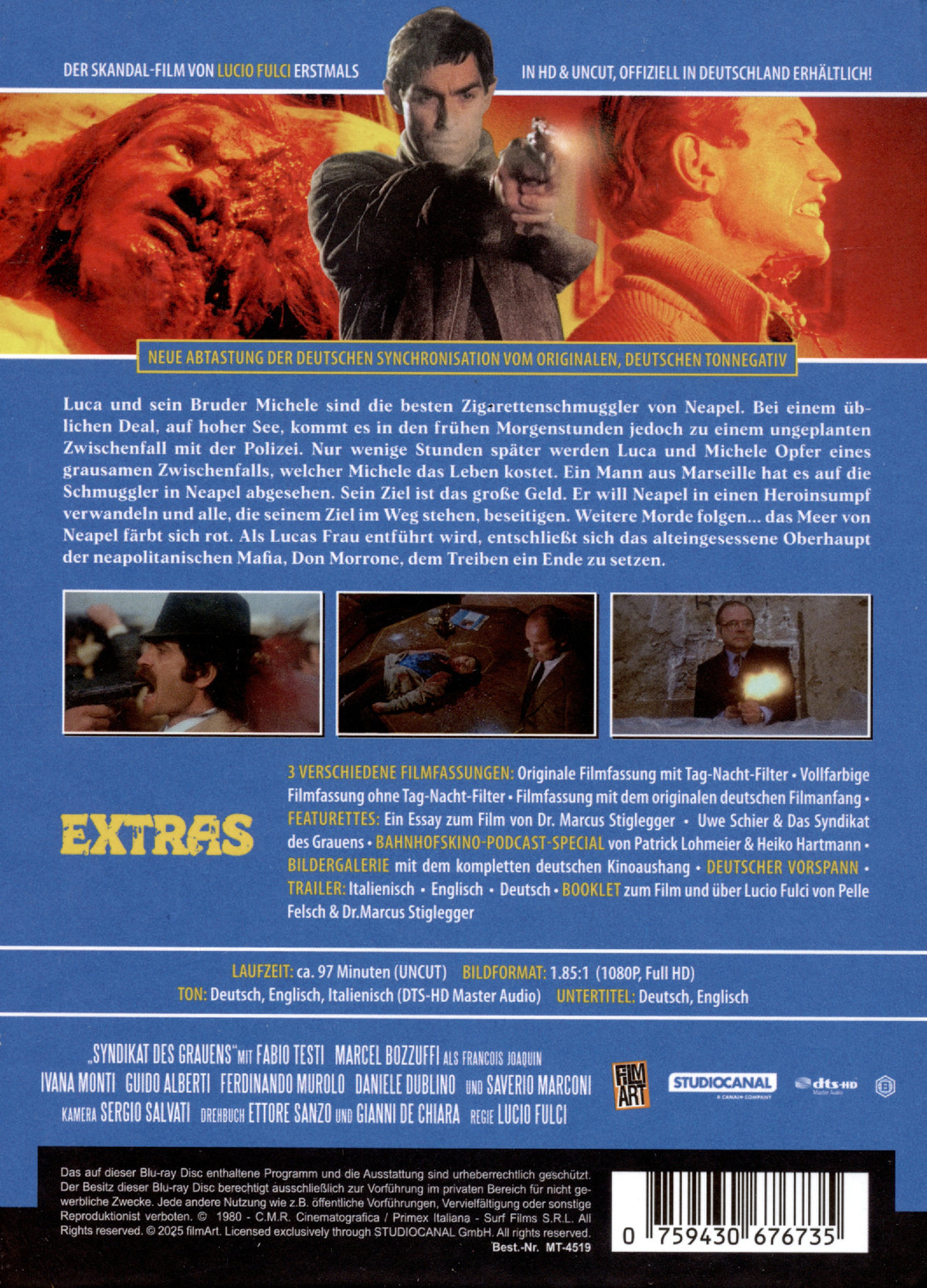 Das Syndikat des Grauens - Uncut Mediabook Edition  (blu-ray) (B)