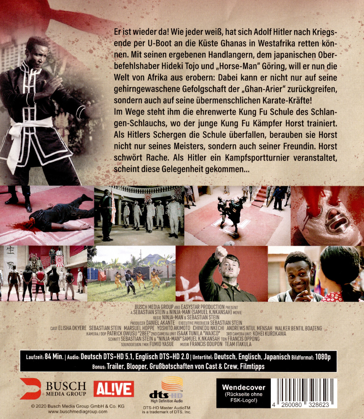 African Kung Fu Nazis - Uncut Edition (blu-ray)