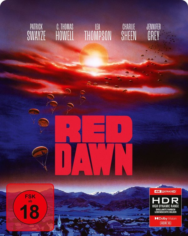 Red Dawn - Die rote Flut - Uncut Steelbook Edition  (4K Ultra HD+blu-ray)