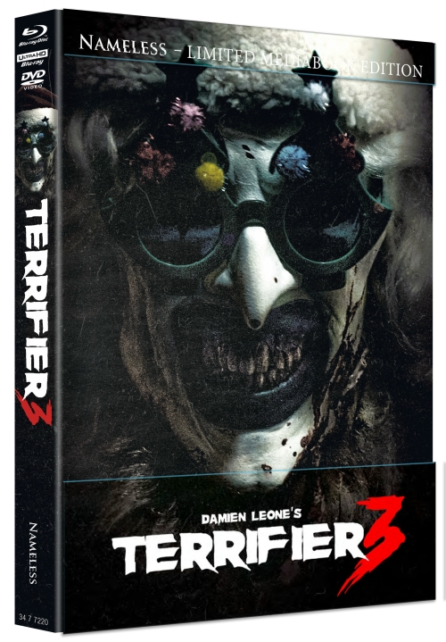 Terrifier 3 - Uncut Mediabook Edition  (4K Ultra HD+blu-ray+DVD) (H)