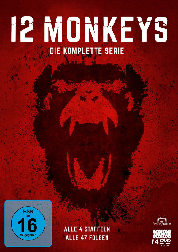 12 Monkeys - Die komplette Serie (Alle 4 Staffeln) (Fernsehjuwelen)  [14 DVDs]  (DVD)