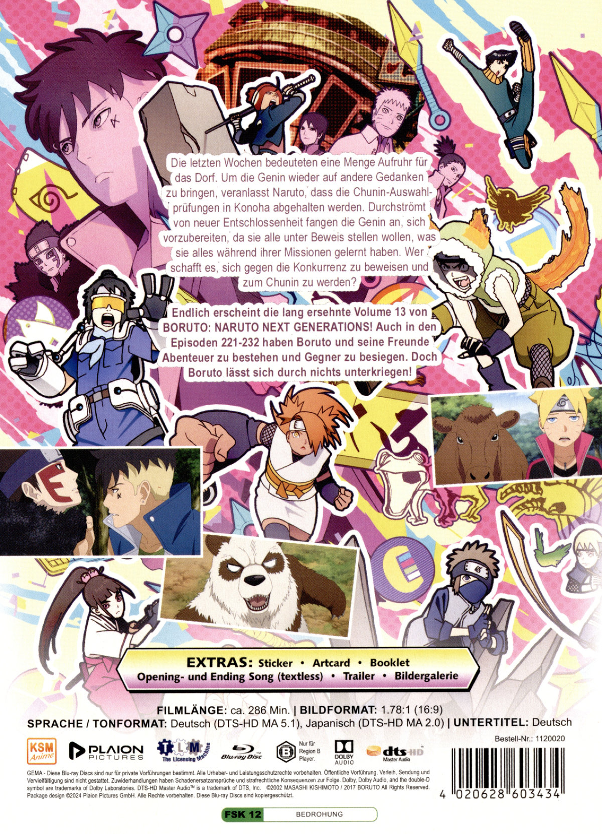 Boruto: Naruto Next Generations - Volume 13 (Ep. 221-232)  [3 BRs]  (Blu-ray Disc)