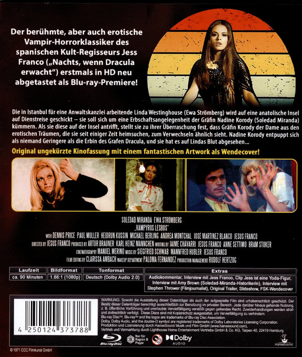 Vampyros Lesbos - Die Erbin des Dracula  (Blu-ray Disc)