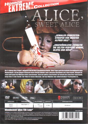 Alice Sweet Alice DVD