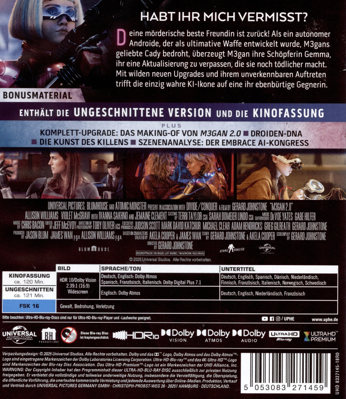 M3GAN 2.0  (4K Ultra HD) 