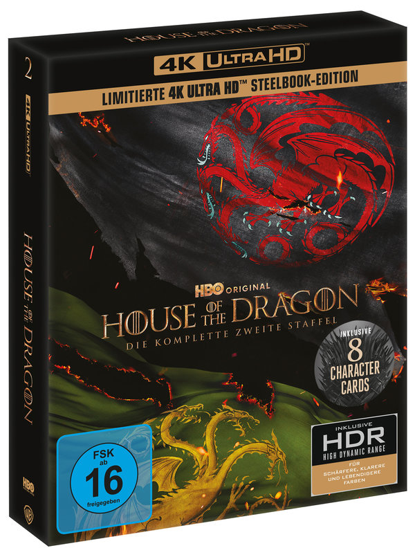 House Of The Dragon - Staffel 2 - Limited Steelbook Edition  (4K Ultra HD) 