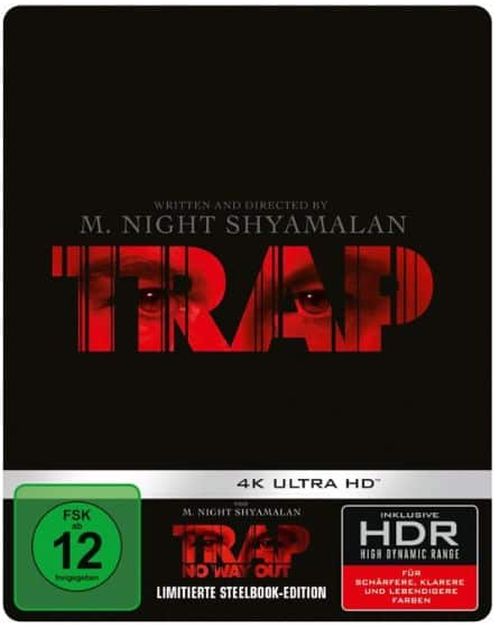 Trap: No Way Out - Limited Steelbook Edition  (4K Ultra HD) + (Blu-ray) 