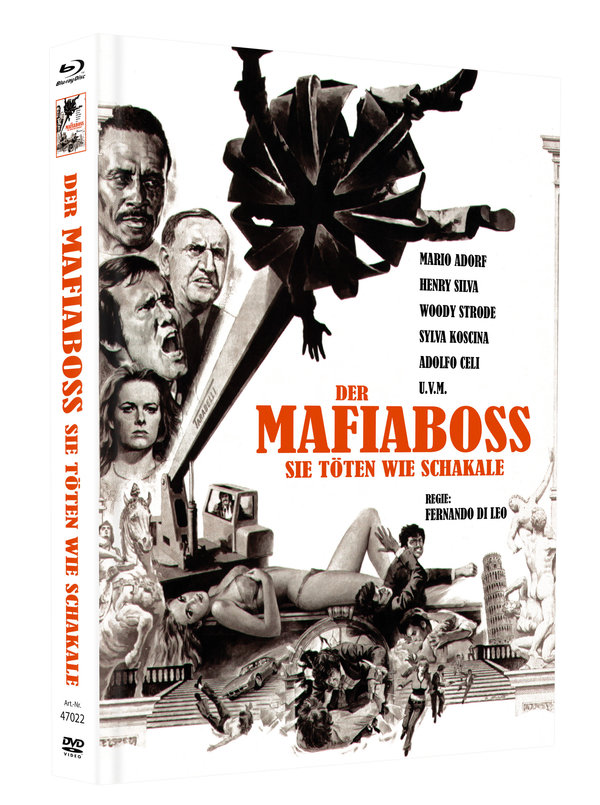 Der Mafiaboss - Sie töten wie Schakale - Uncut Mediabook Edition (DVD+blu-ray) (C)