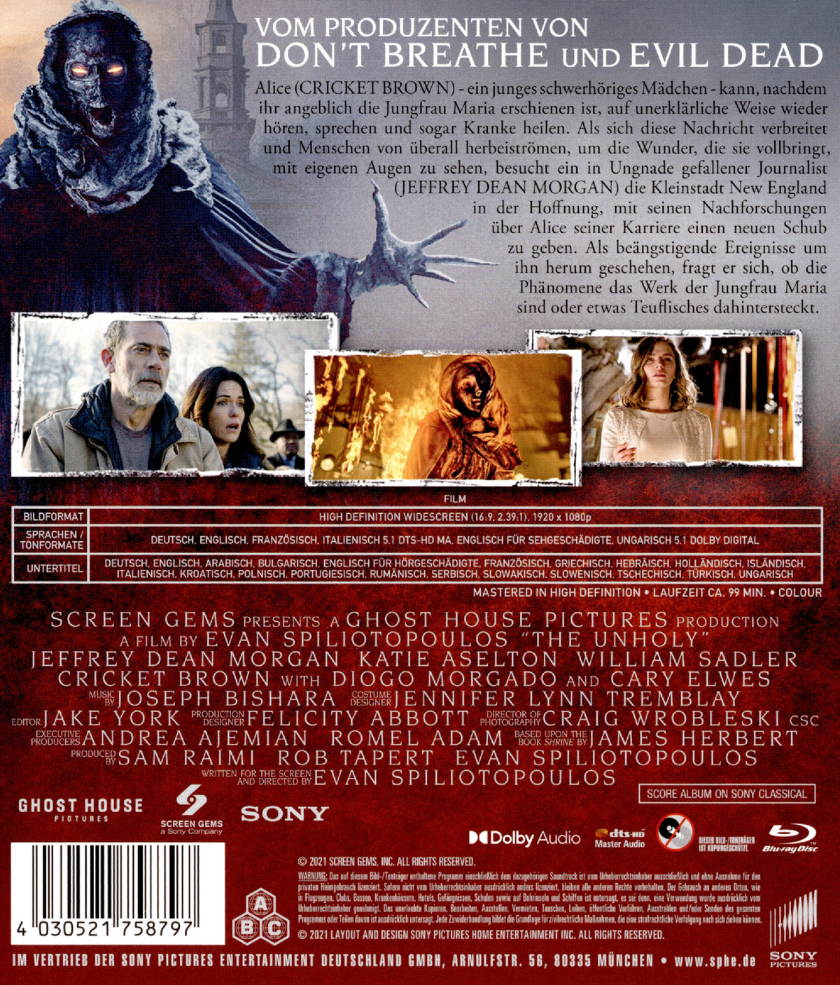 Unholy, The (blu-ray)