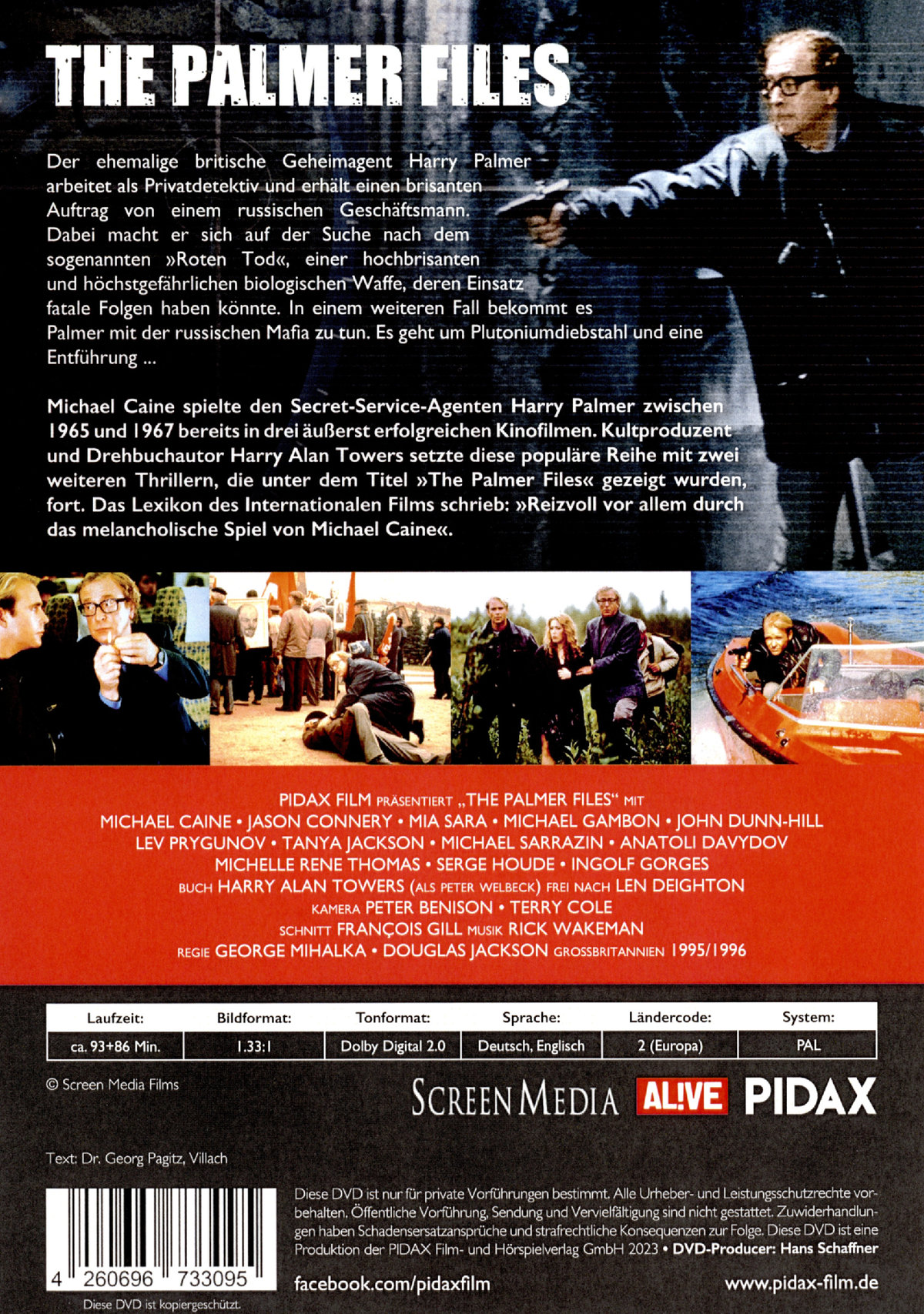 The Palmer Files: Der rote Tod + Herren der Apokalypse / Die komplette zweiteilige Spielfilmreihe mit Starbesetzung (Pidax Film-Klassiker)  (DVD)