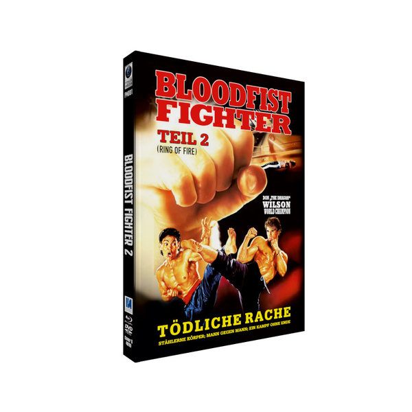 Bloodfist Fighter 2 - Ring of Fire - Uncut Mediabook Edition  (DVD+blu-ray) (B)