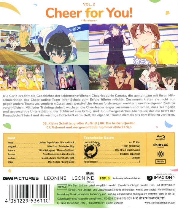Cheer for You! - Vol. 2  (Blu-ray Disc)