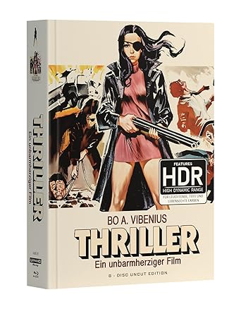 Thriller - Ein unbarmherziger Film - Uncut Mediabook Edition  (DVD+blu-ray+4K Ultra HD) (A)