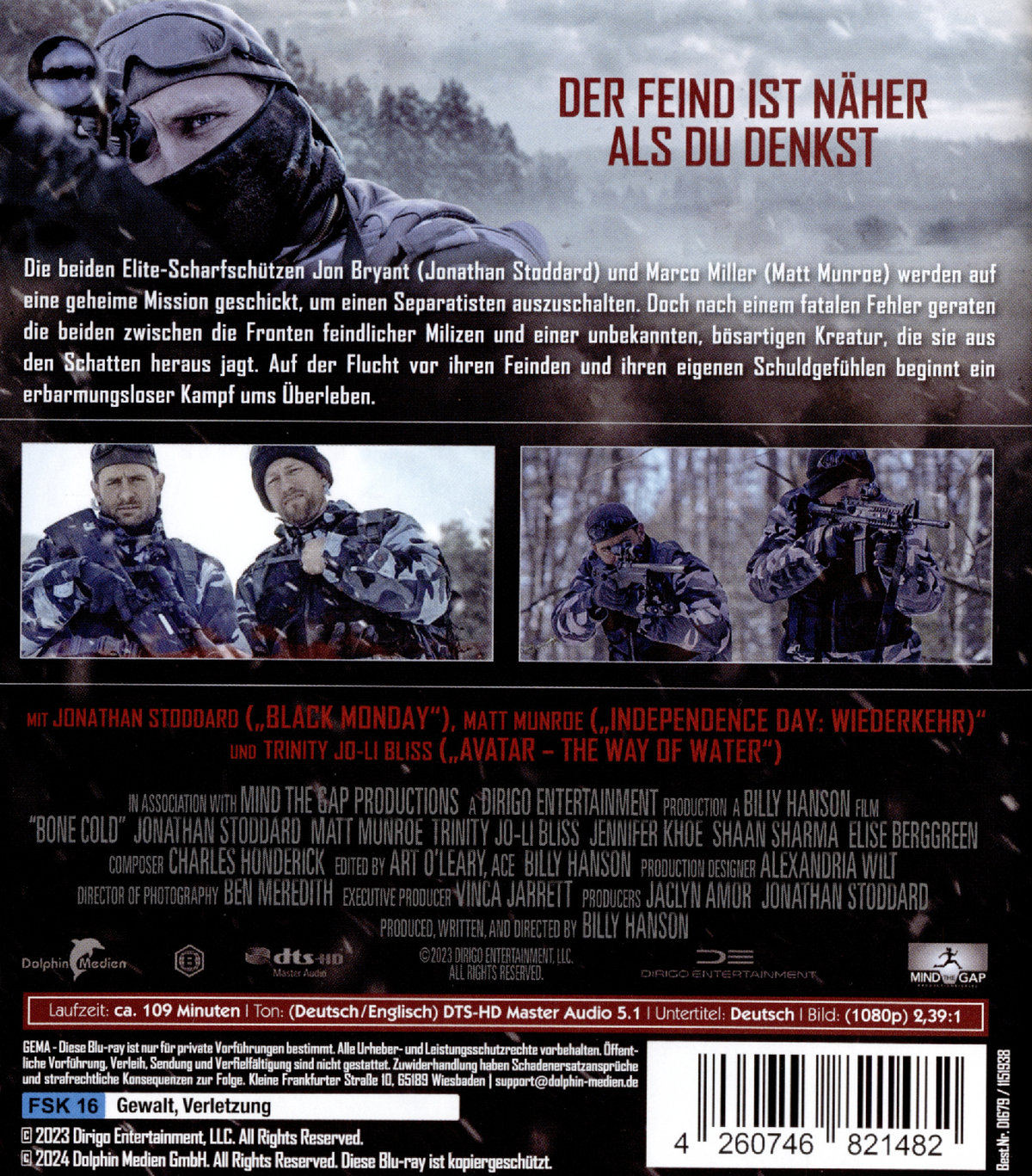 Bone Cold - Ghost Sniper  (Blu-ray Disc)