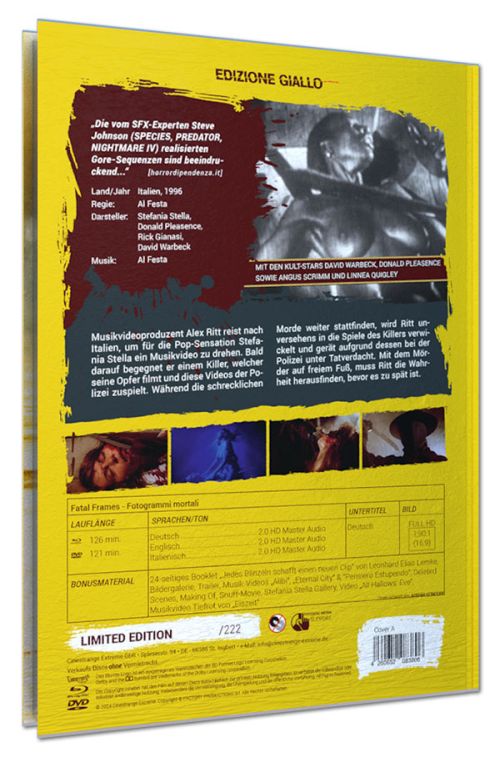 Fatal Frames - Uncut Mediabook Edition  (DVD+blu-ray) (A)