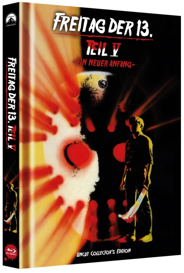 Freitag der 13. - Teil 5 - Ein neuer Anfang - Uncut Mediabook Edition (blu-ray) (C)
