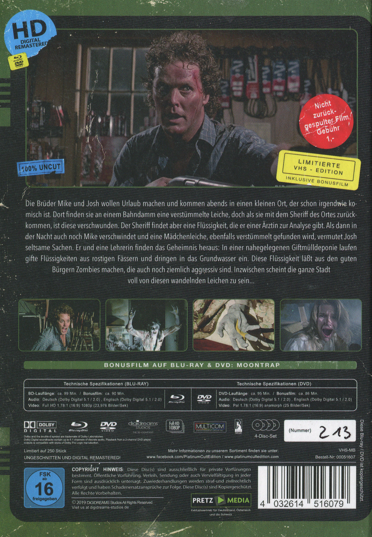 Mutant - VHS Design Edition - Uncut Mediabook Edition (DVD+blu-ray)