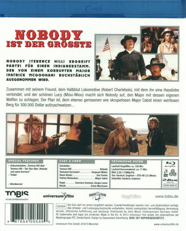 Nobody ist der Grösste (blu-ray)