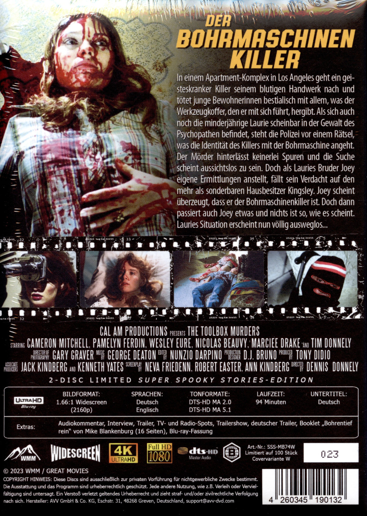 Der Bohrmaschinenkiller - Uncut Mediabook Edition  (4K Ultra HD+blu-ray)