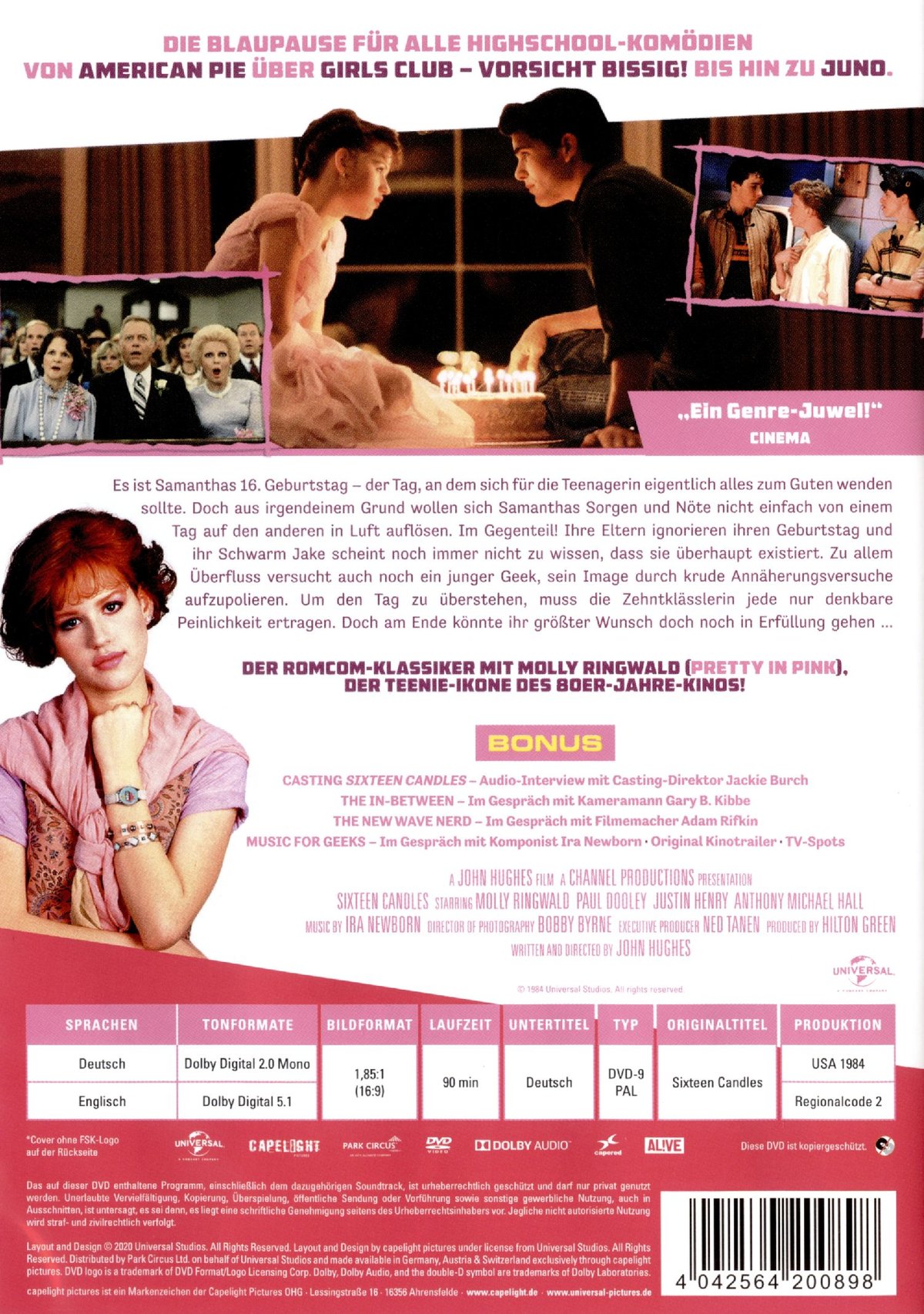 Das darf man nur als Erwachsener - Sixteen Candles