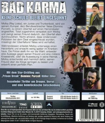 Bad Karma - Keine Schuld bleibt ungesühnt (blu-ray)