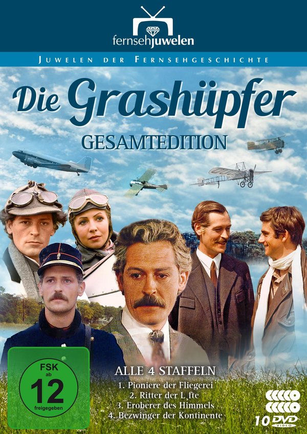 Die Grashüpfer - Gesamtedition (Alle 4 Staffeln) (Fernsehjuwelen)  [10 DVDs]  (DVD)