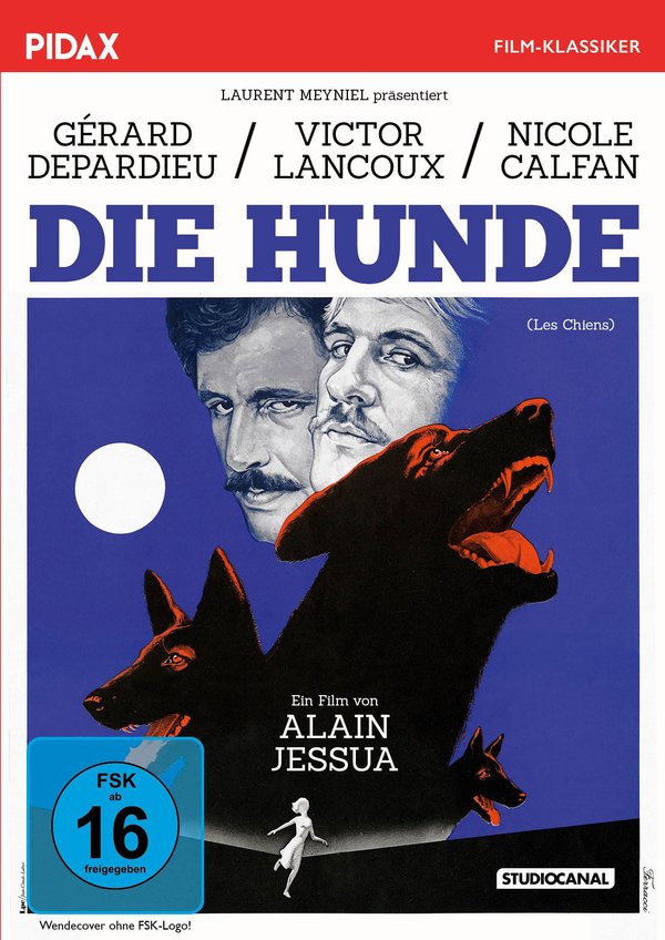 Die Hunde (Les Chiens) / Düsterer Thriller mit den französischen Stars Gérard Depardieu und Fanny Ardant (Pidax Film-Klassiker)  (DVD)