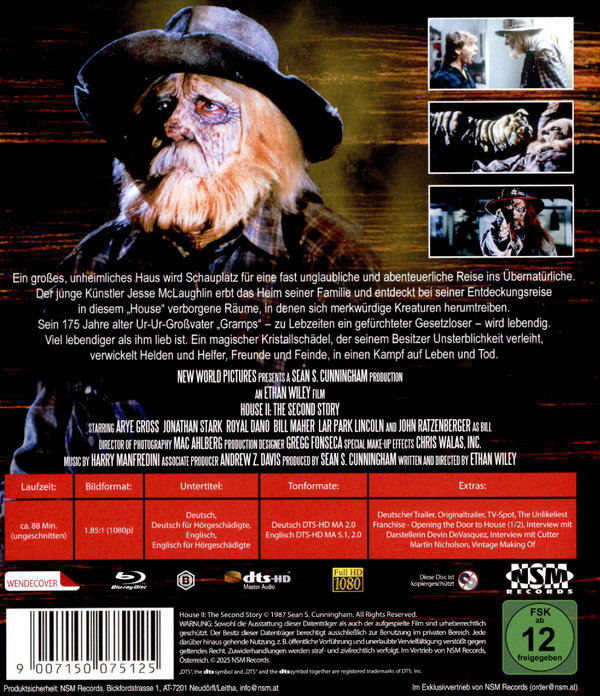 House 2 (uncut)  (Blu-ray Disc)