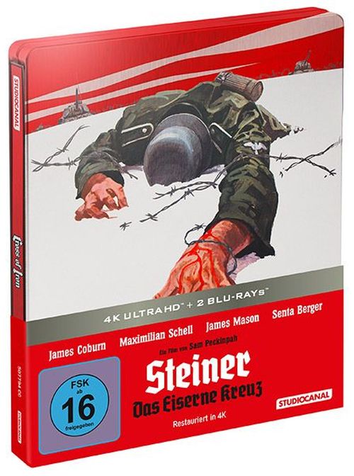 Steiner - Das Eiserne Kreuz - Limited Steelbook Edition  (4K Ultra HD+blu-ray)