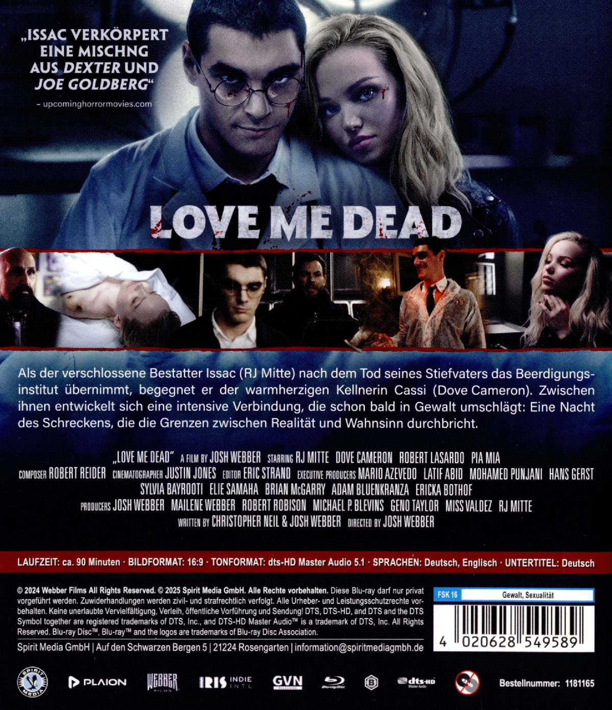 Love Me Dead  (Blu-ray Disc)