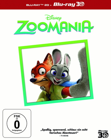 Zoomania - Ganz schön ausgefuchst! 3D (3D blu-ray)