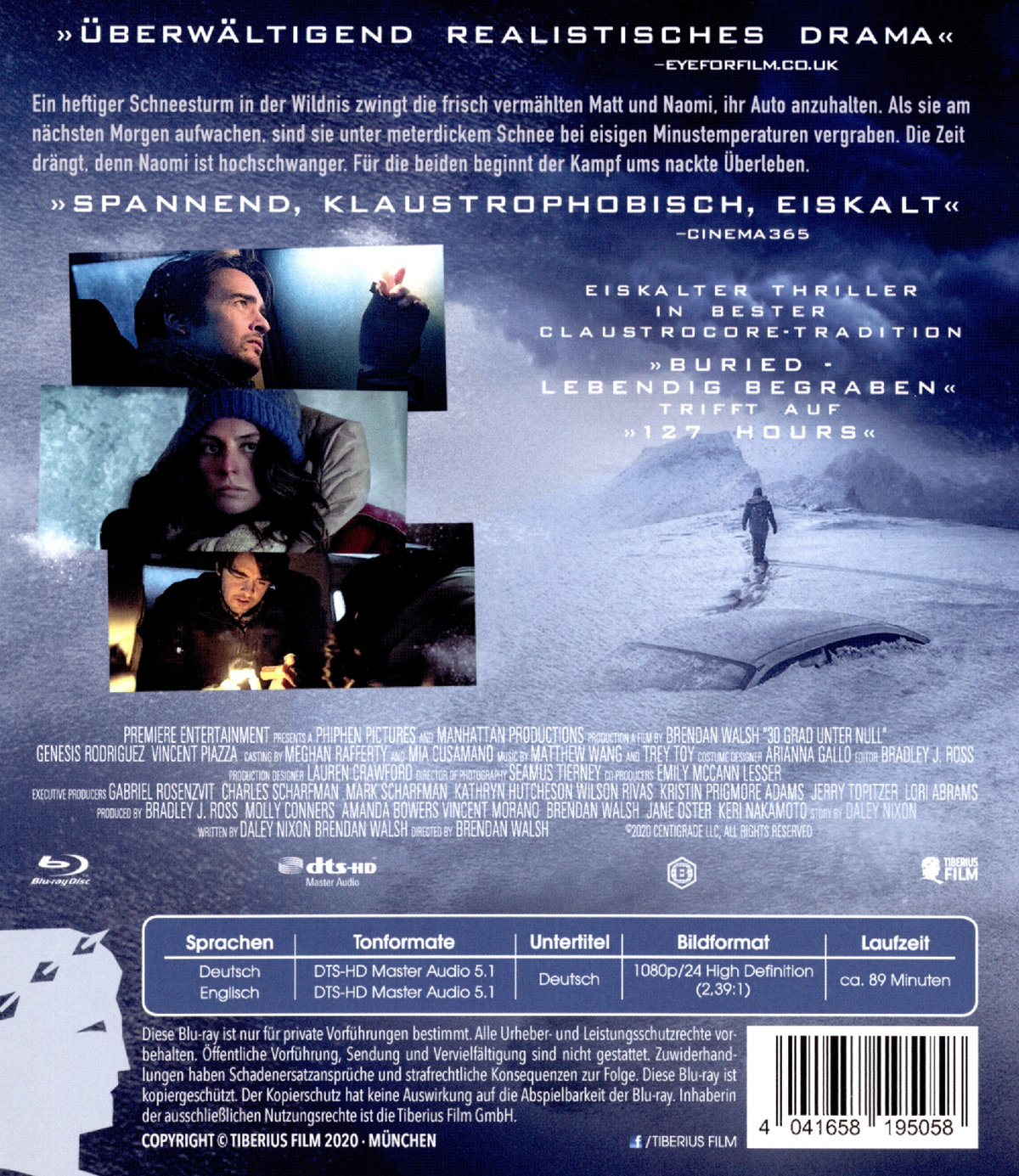 30 Grad unter Null - Gefangen im Schnee (blu-ray)