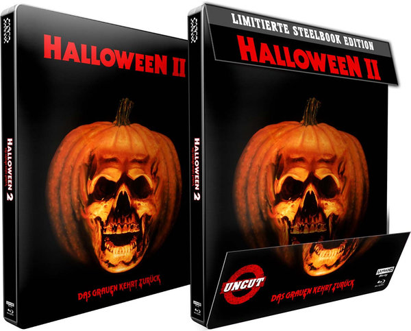 Halloween 2 - Uncut Steelbook Edition  (4K Ultra HD+blu-ray)