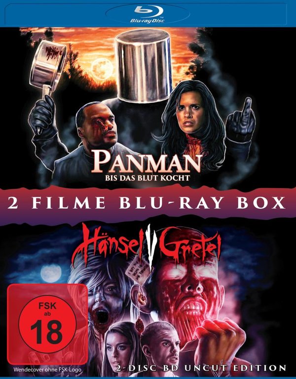 PANMAN - Bis das Blut kocht + HÄNSEL V GRETEL - Hexenjäger - 2 Disc BD Uncut Horror Box  [2 BRs]  (Blu-ray Disc)