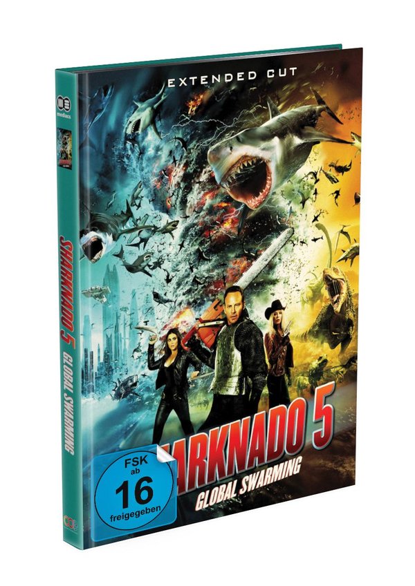 Sharknado 5 - Global Swarming - Extended Cut - Limited Mediabook Edition (DVD+blu-ray)