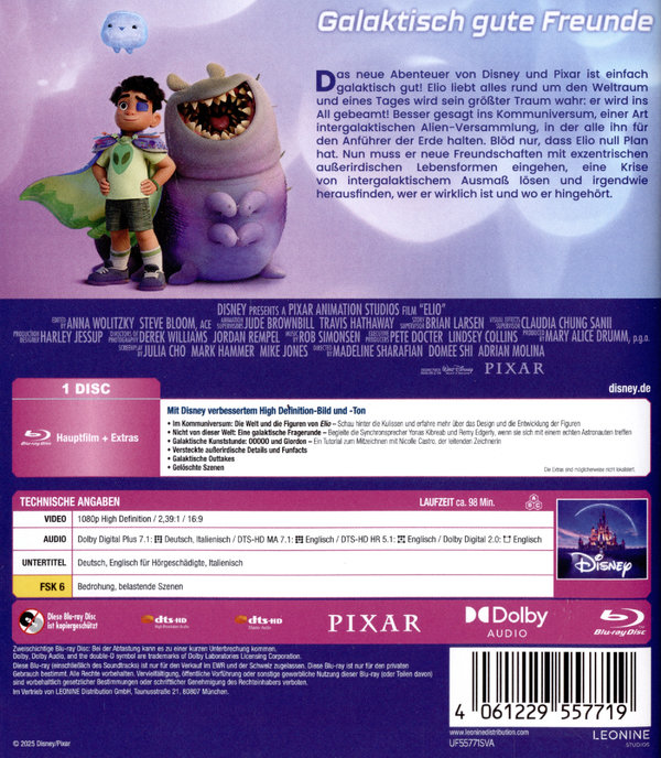 Elio  (Blu-ray Disc)