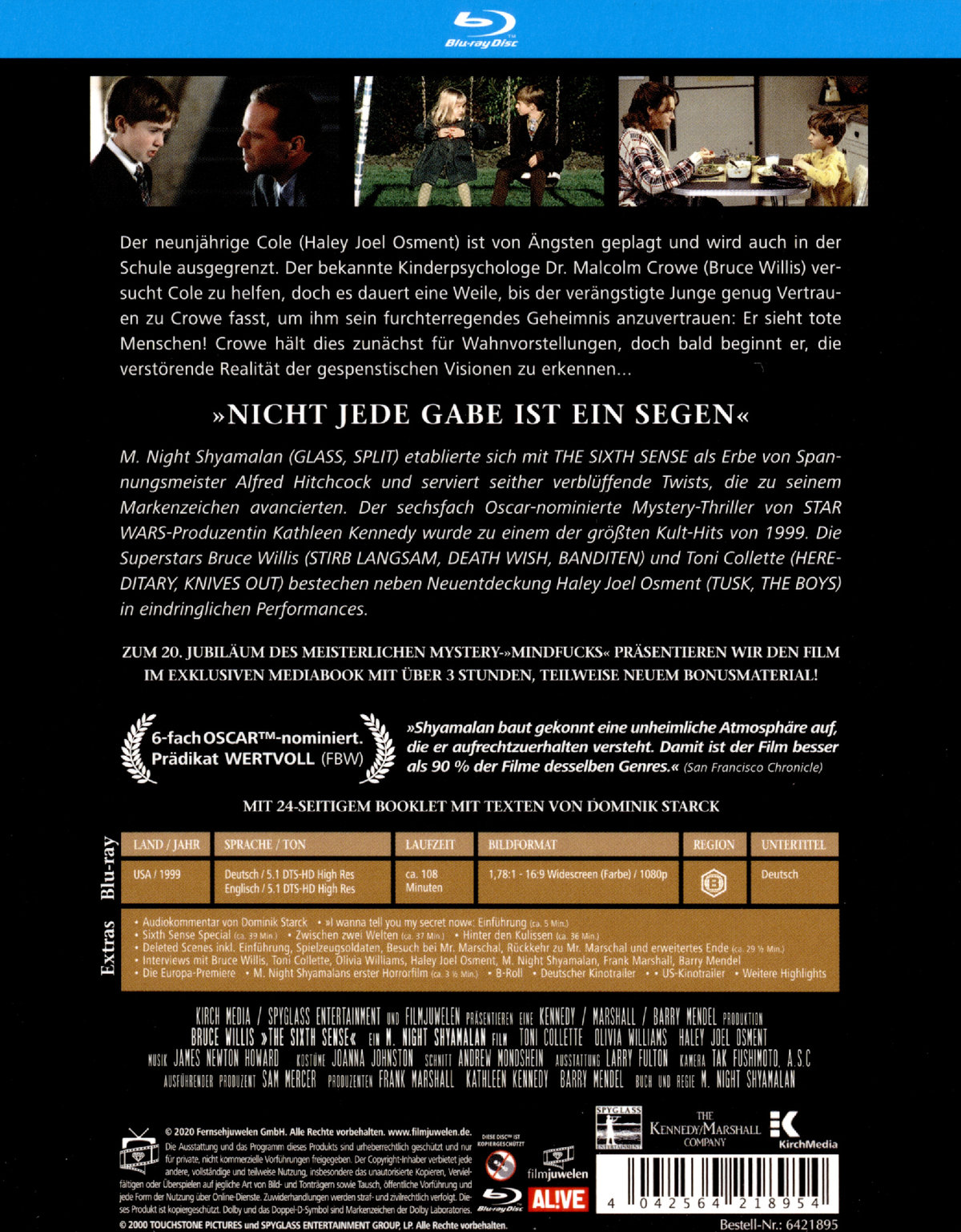 Sixth Sense, The - Nicht jede Gabe ist ein Segen (blu-ray) Sixth Sense, The - Nicht jede Gabe ist ein Segen (blu-ray)