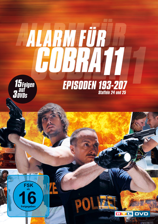 Alarm für Cobra 11 - Staffel 24+25  [3 DVDs]  (DVD)