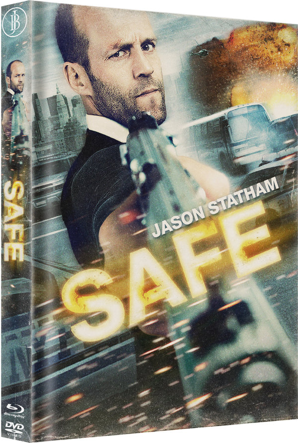 Safe - Todsicher - Uncut Mediabook Edition  (DVD+blu-ray) (C)