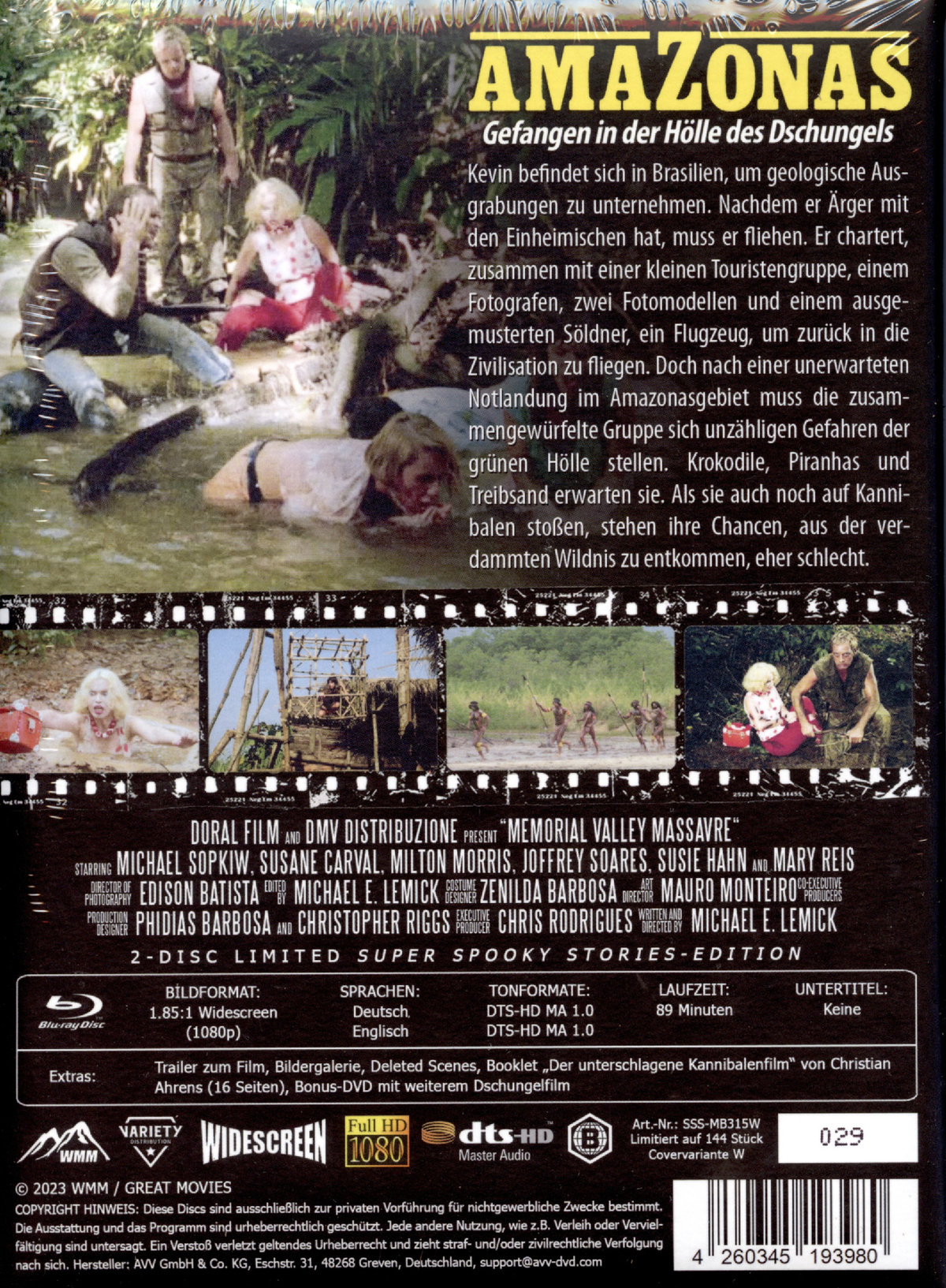 Amazonas - Gefangen in der Hölle des Dschungels - Uncut Mediabook Edition  (blu-ray)