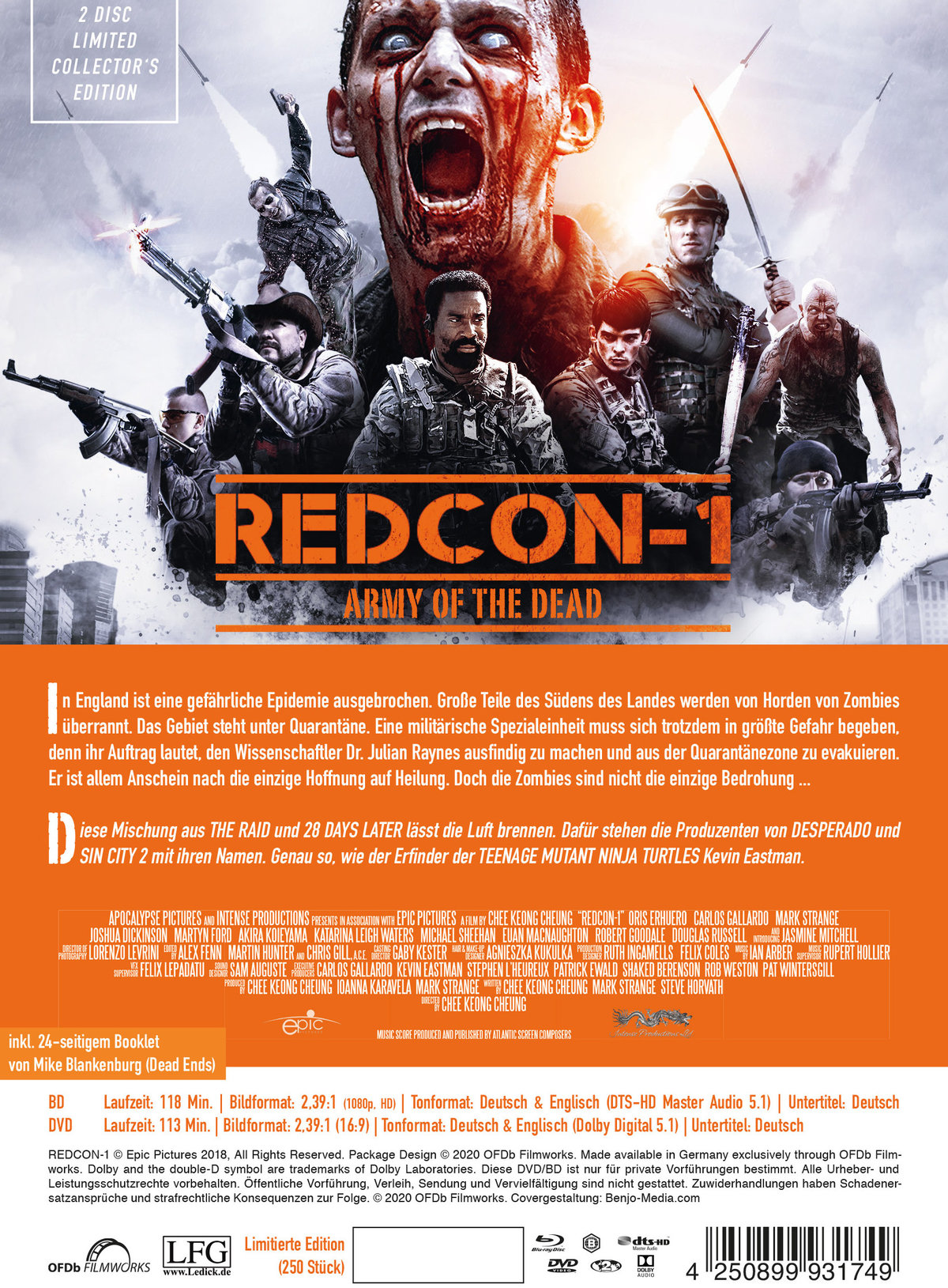 Redcon-1 - Army of the Dead - Uncut Mediabook Edition (DVD+blu-ray) (A)