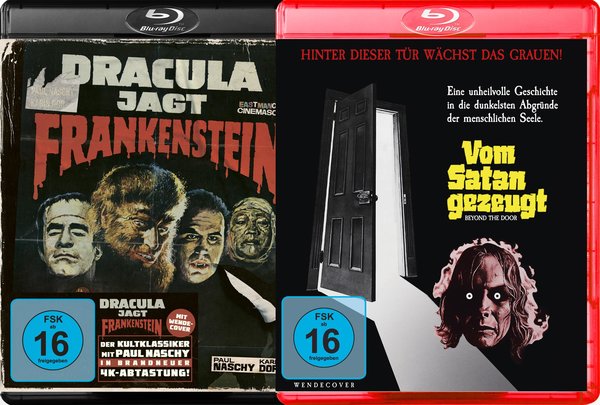 DRACULA JAGT FRANKENSTEIN + VOM SATAN GEZEUGT - Limited Edition  (blu-ray)