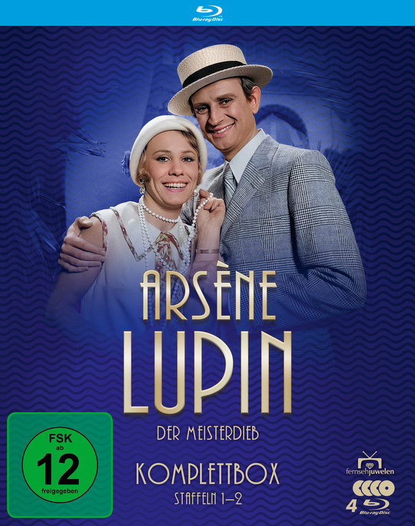 Arsène Lupin - Der Meisterdieb - Komplettbox (Staffeln 1-2) (Fernsehjuwelen)  [4 BRs]  (Blu-ray Disc)
