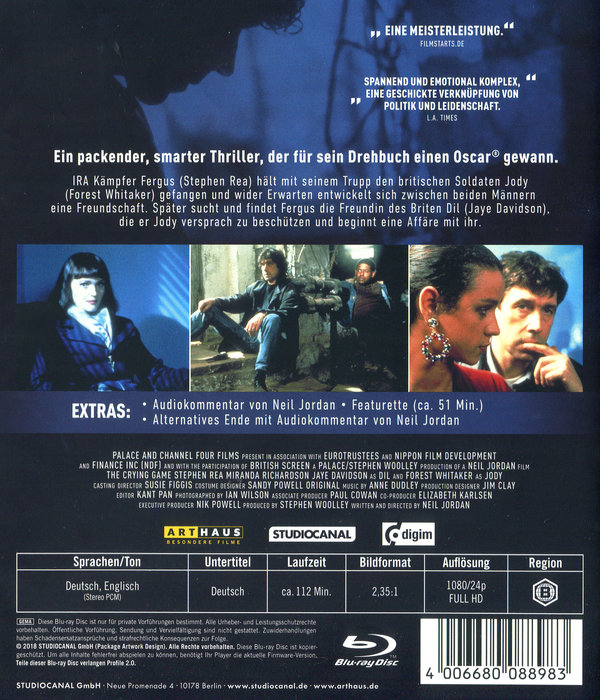 Crying Game, The - Digital Remastered (blu-ray)