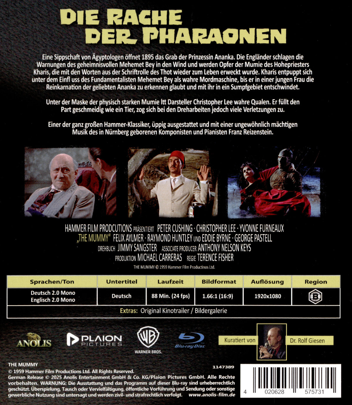 Die Rache der Pharaonen - Uncut Edition  (Blu-ray Disc)