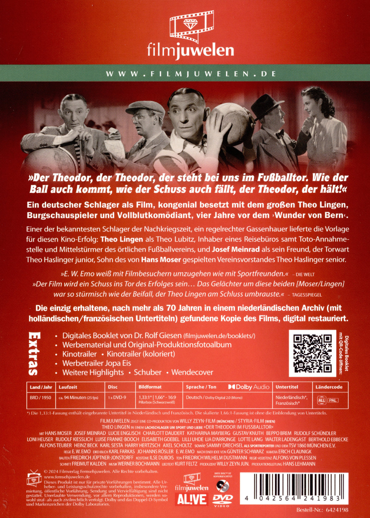 Der Theodor im Fußballtor (Filmjuwelen)  (DVD)