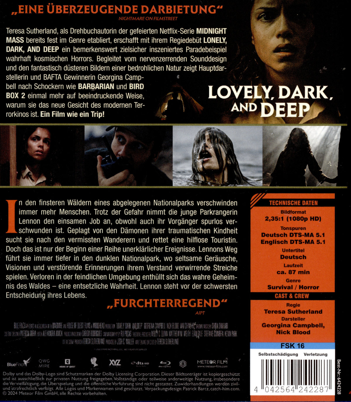 Lovely, Dark, and Deep  (Blu-ray Disc)