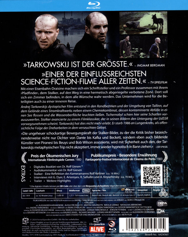 Stalker – Special Restored Edition (Filmjuwelen / DEFA Science Fiction)  (Blu-ray Disc)